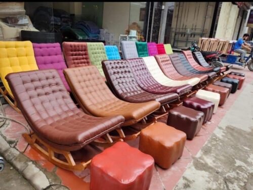 Các Mẫu Ghế Thư Giãn Khung Gỗ Sồi