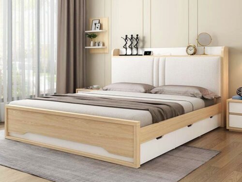 Giường 1.6m thông minh bọc đệm giá gốc tại xưởng