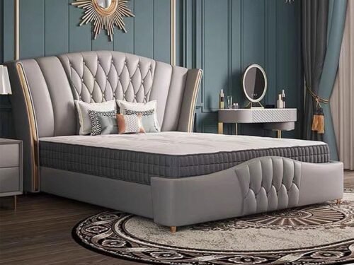Giường ngủ tân cổ điển mới 2025 VH03