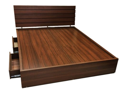 Giường 1m6 rát phản ngăn kéo gỗ công nghiệp mdf sơn bóng