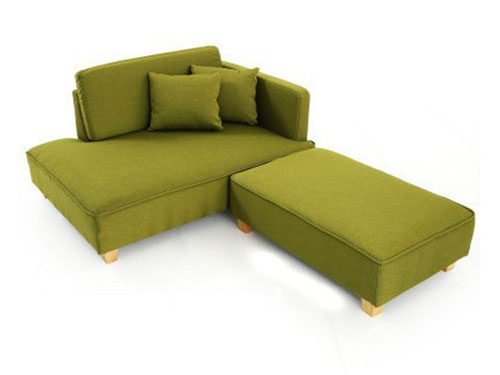 Ghế sofa giường gỗ tự nhiên bọc nỉ góc