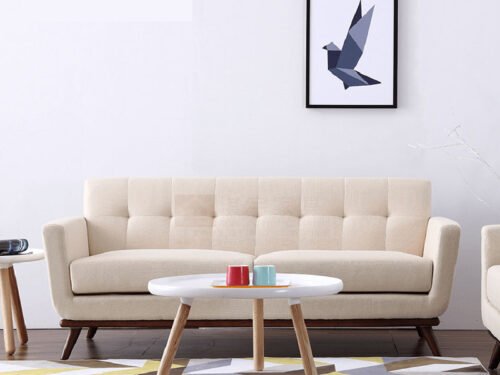 Sofa văng nỉ màu sáng đẹp 1,8m giá rẻ