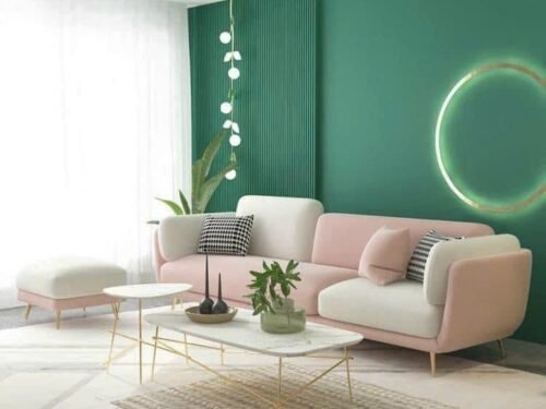 Sofa văng kích thước 1M8x75 khung sồi bề mặt vải nỉ
