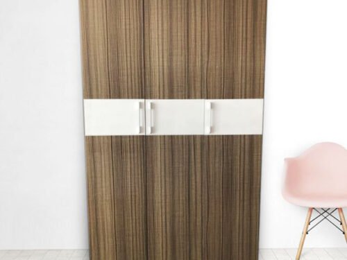 Tủ quần áo gỗ MDF 3 cánh cải trắng